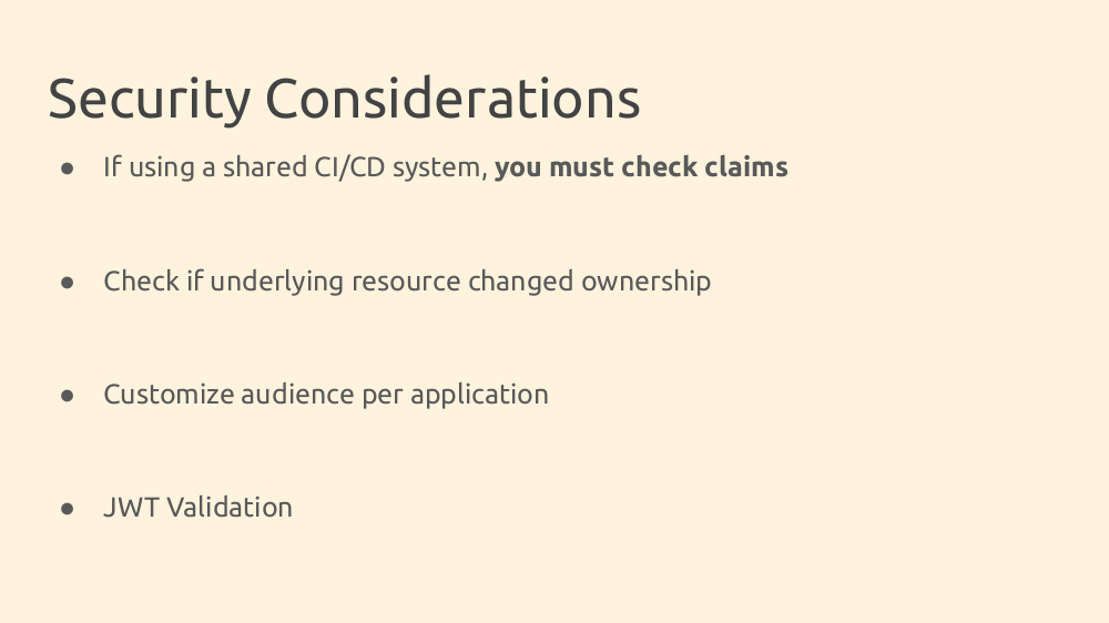 Security Considerations